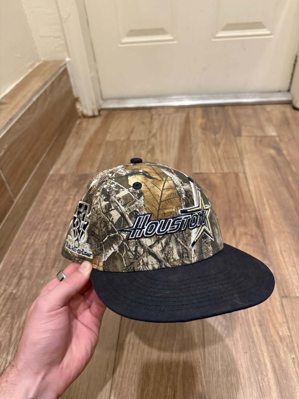 New Era 59FIFTY Houston Astros 45th Anniversary Realtree Camo Fitted Hat 7 1/4